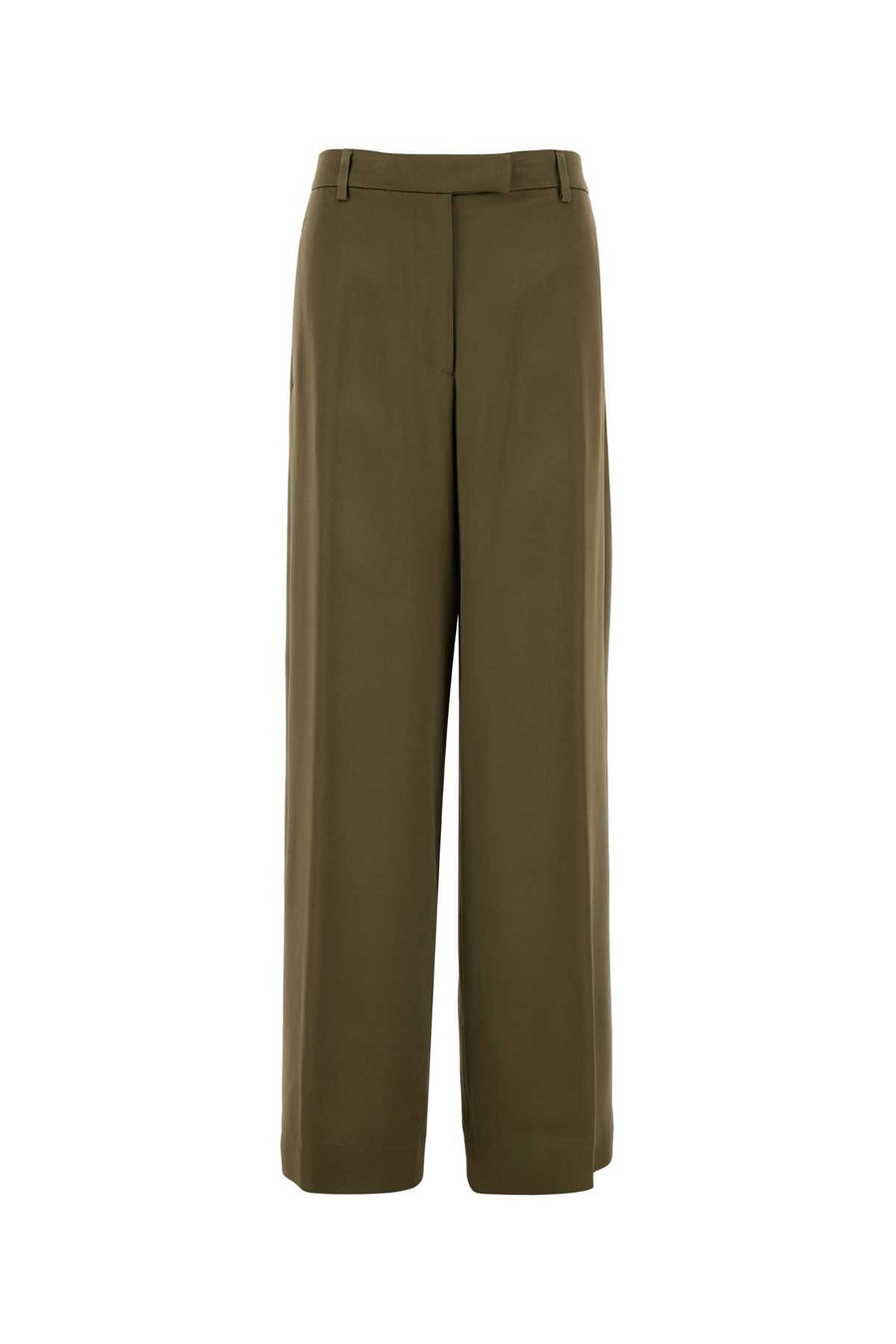 Dries Van Noten 73% Acetate trousers in khaki