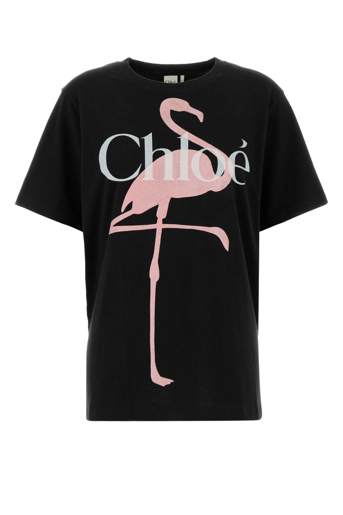 Slate Cotton Oversize T-Shirt Ashblack Exterior