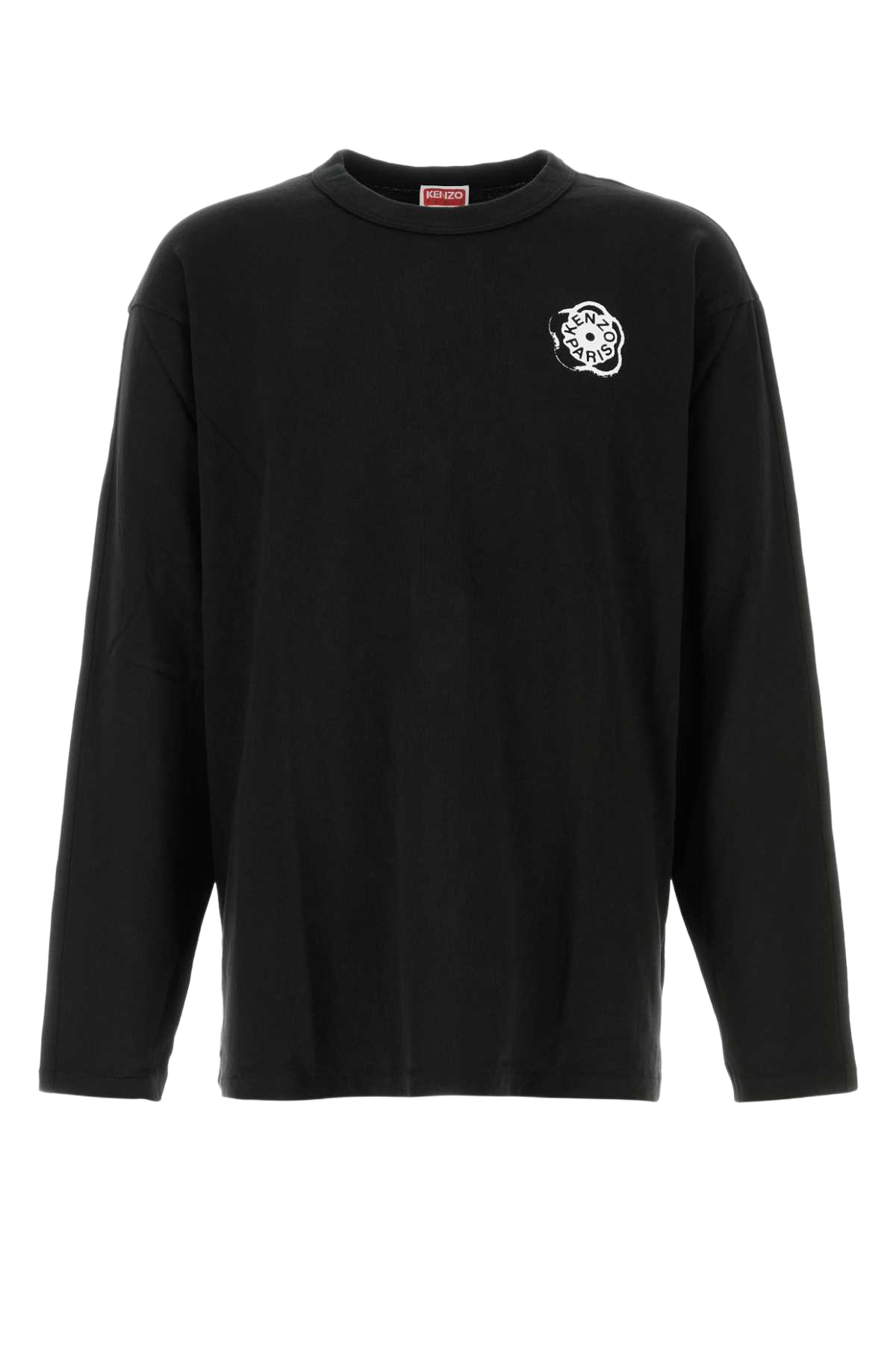 Black Cotton Oversize T-Shirt Exterior
