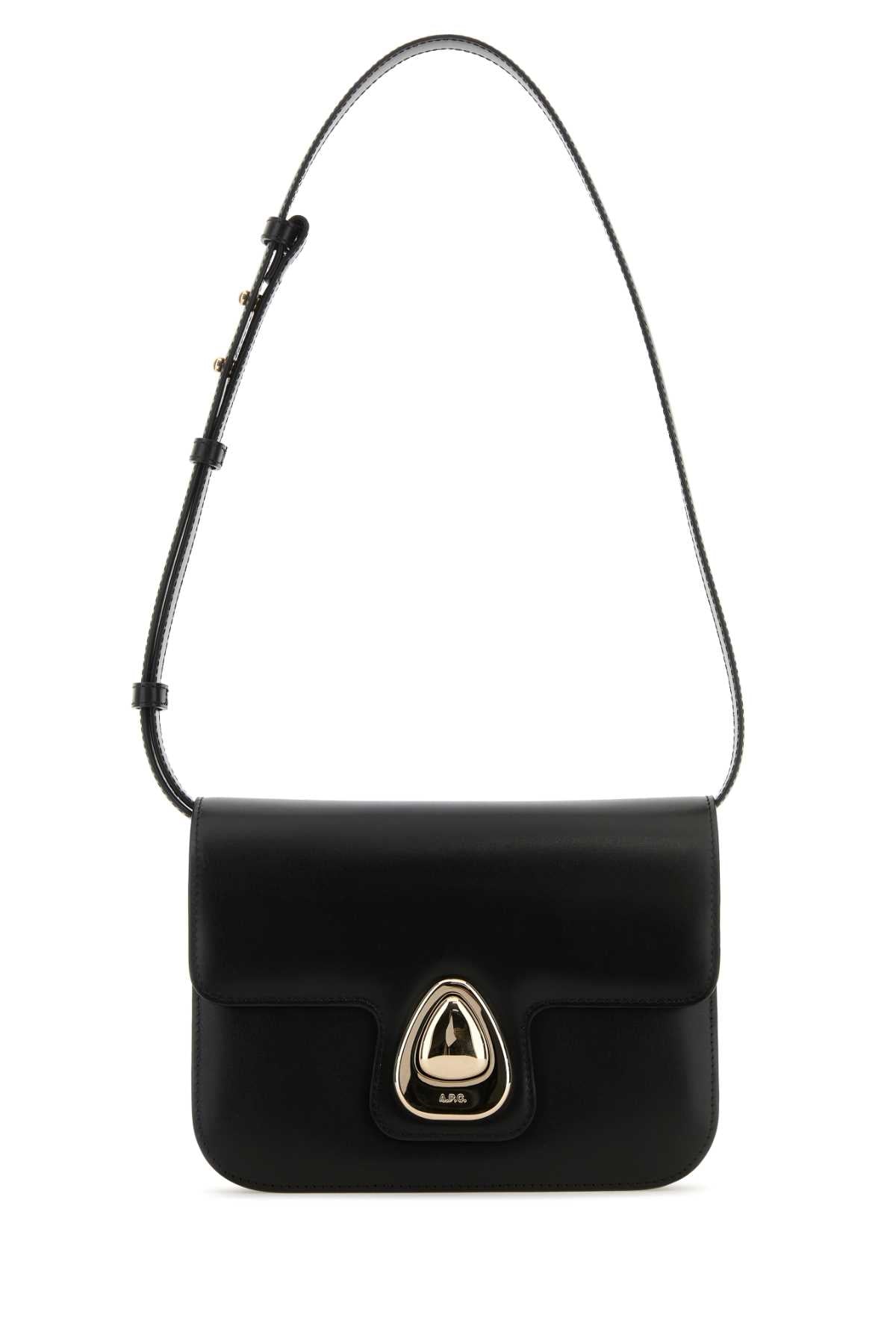 Black Leather Small Astra Crossbody Bag Noir Calf Borse A Tracolla