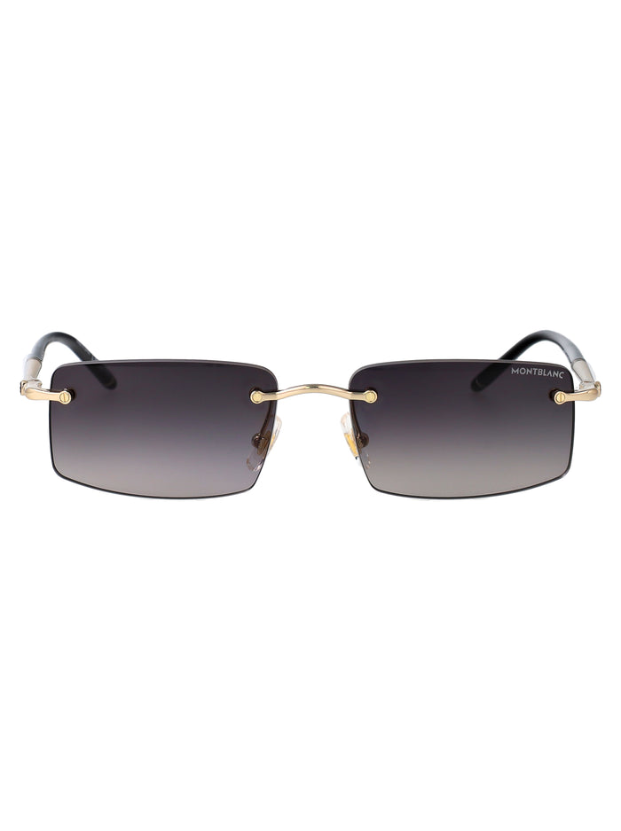 Mb0443s Gold-gold-grey Metal Sunglasses