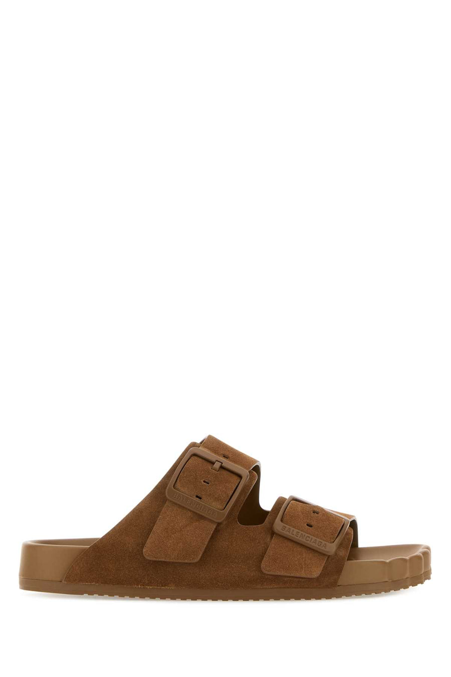 Balenciaga Sandal Exterior: 100% Suede sandal in brown