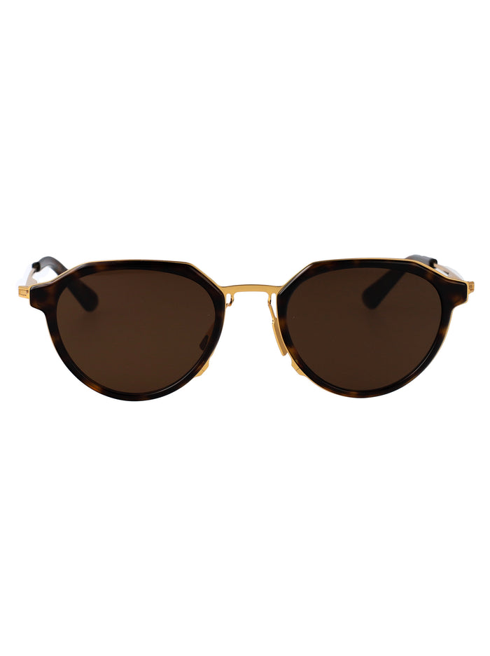 Bv1331s 002 Havana-gold-brown Metal Sunglasses