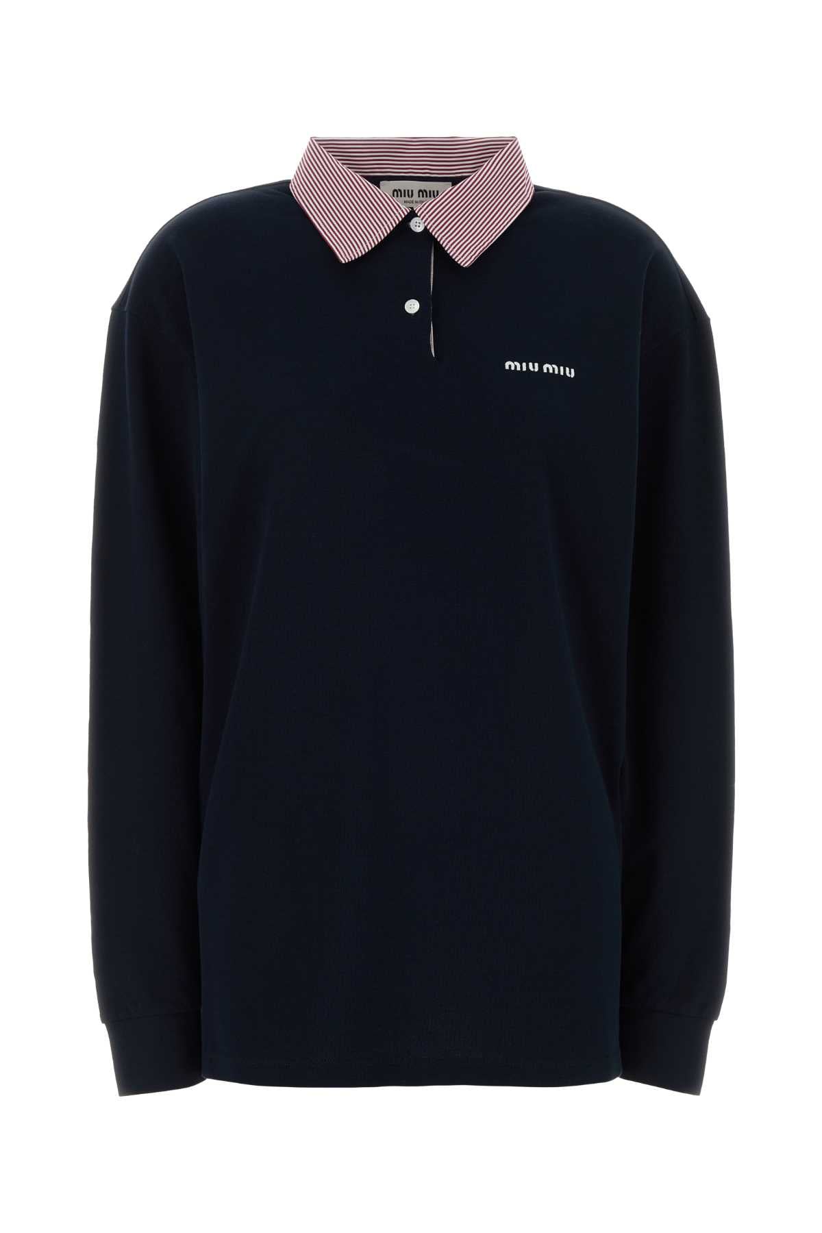 Bleu Exterior: Cotton Polo