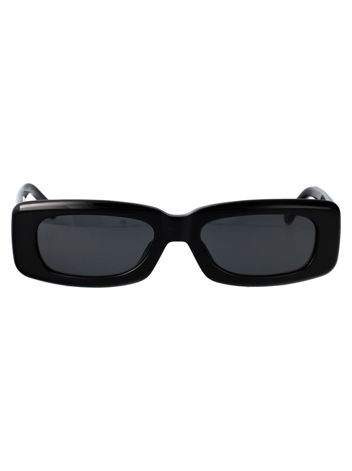 Attico16c23sun C23 Black/ Silver/ Grey Acetate Sunglasses