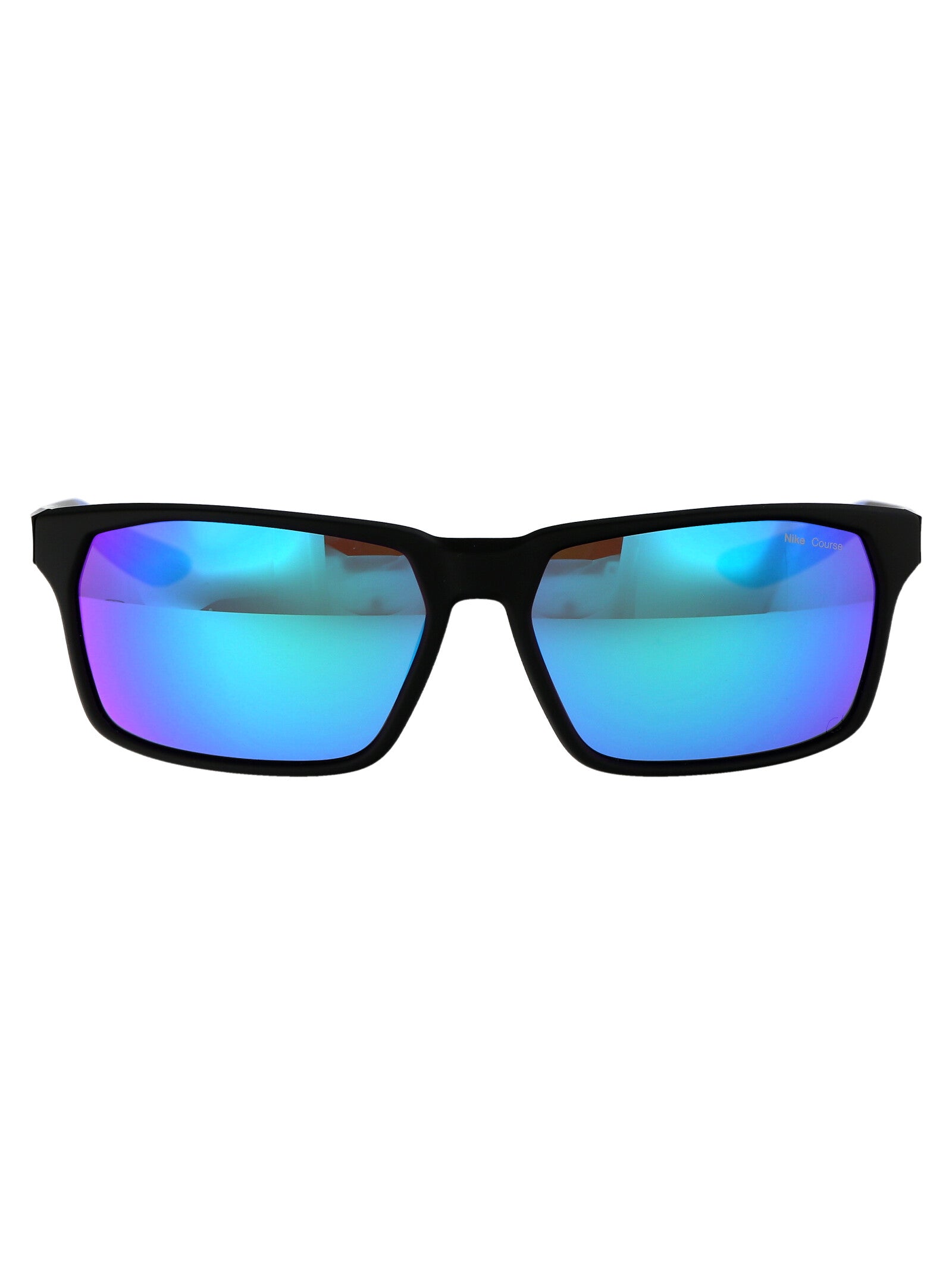 Nikemaverickrgemdc3295 10 Matte Black/turq Mirror Injected Sunglasses