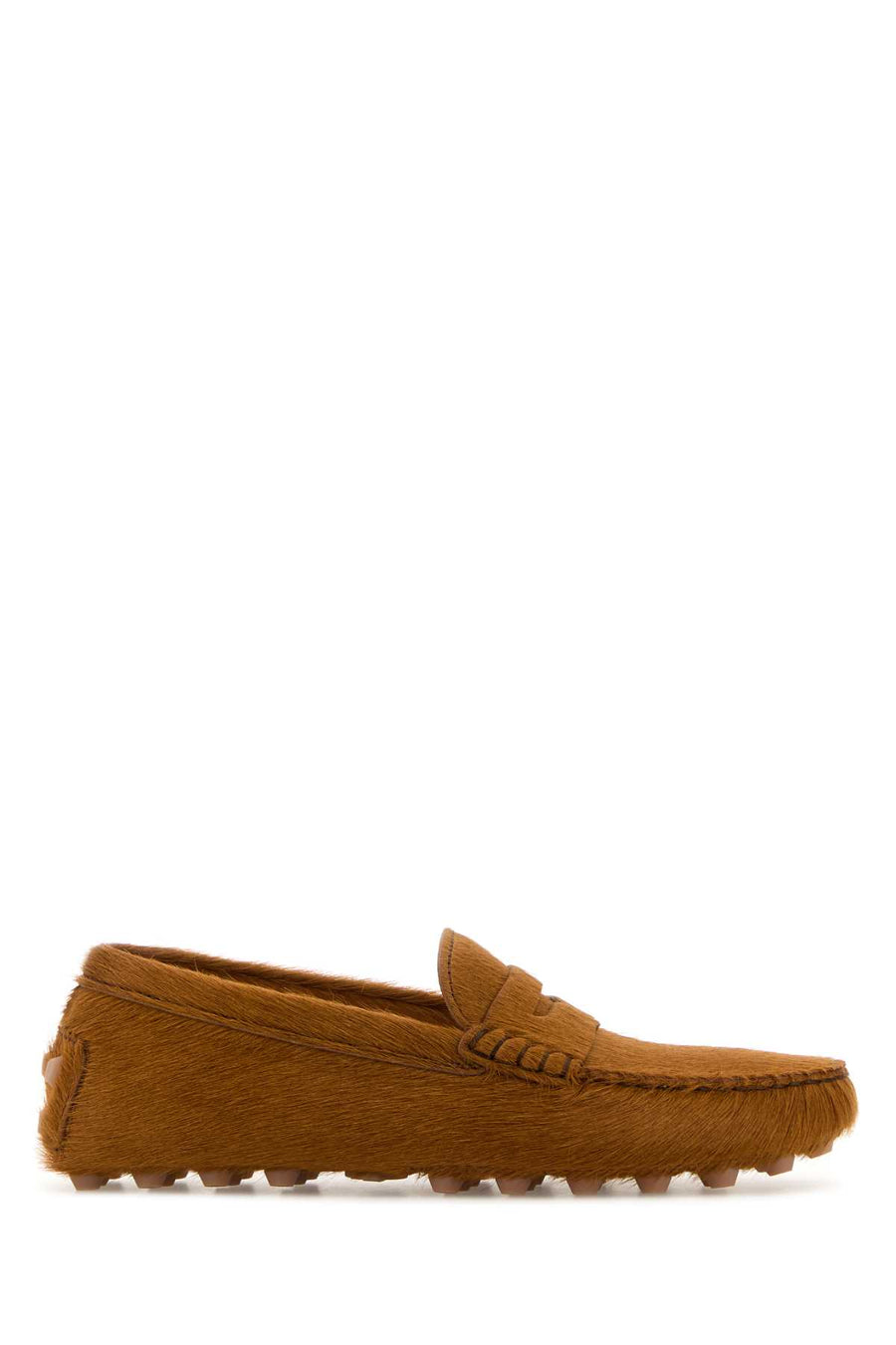 Tod's Macro Exterior: 100% Leather; Interior: 100% Leather; Sole: Leather and Rubber loafer in brown