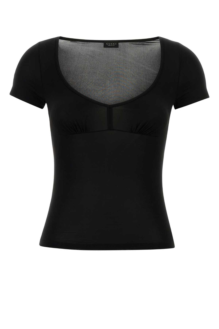 Gucci Viscose mix t-shirt in black