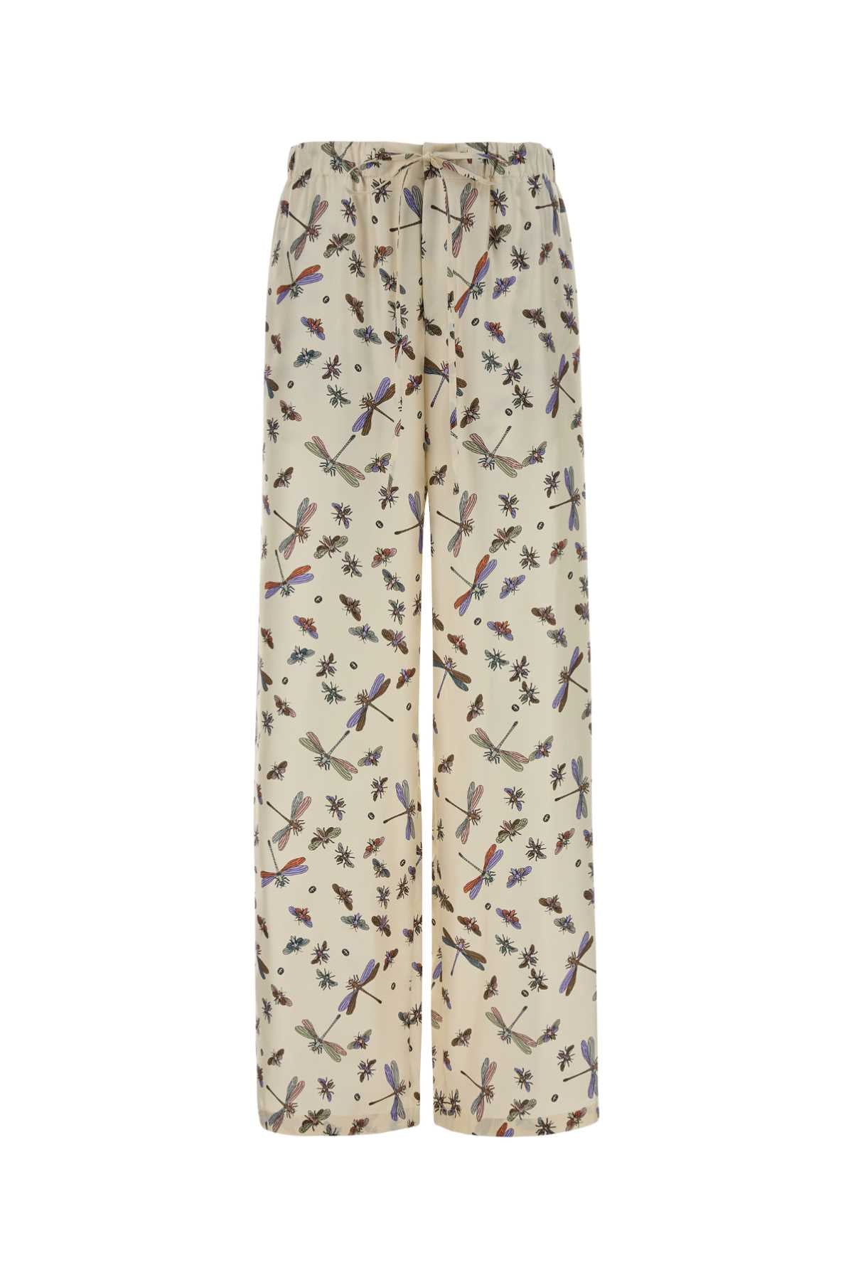 Ivorybrownmc Exterior: Silk Pantaloni