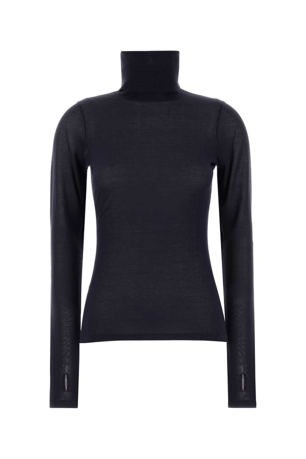 Zimmermann 73% Lyocell sweater in black