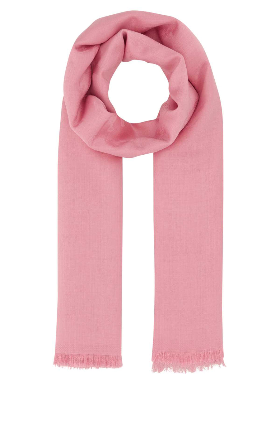 Alexander McQueen Sailor Wool blend scarf in pink