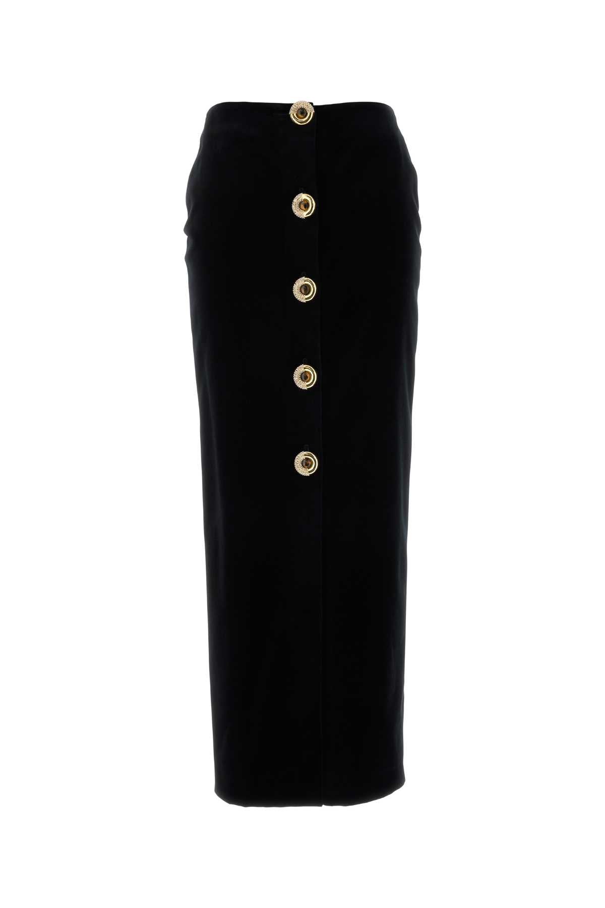 Black Velvet Jealousy Skirt Gonne
