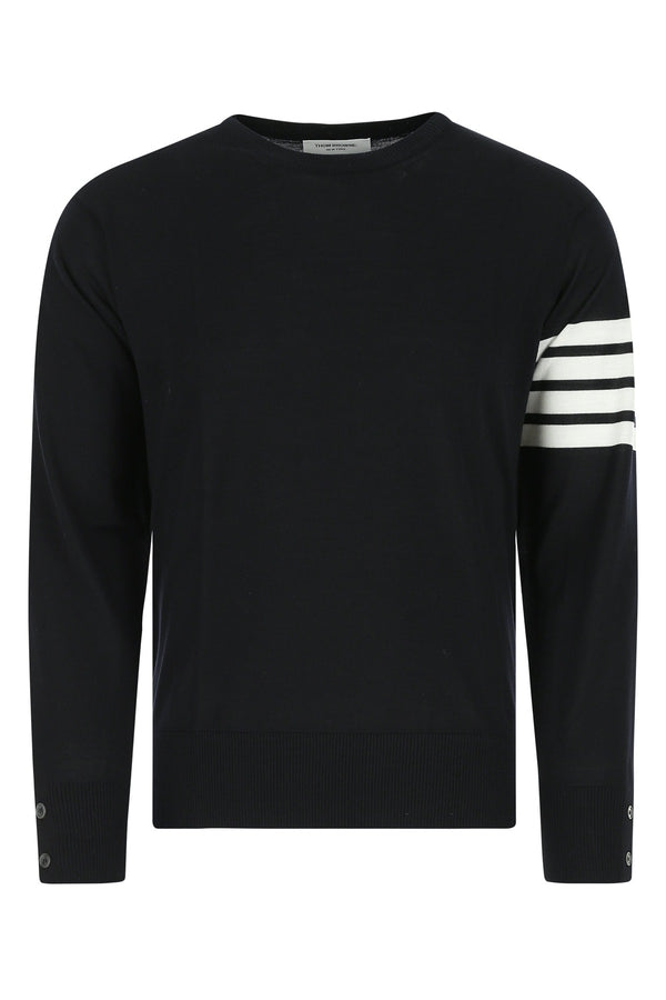 Thom Browne 100% Virgin Wool sweater in black