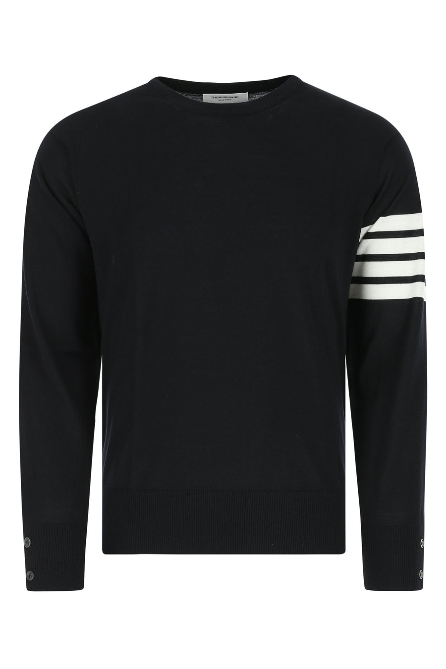 Thom Browne 100% Virgin Wool sweater in black