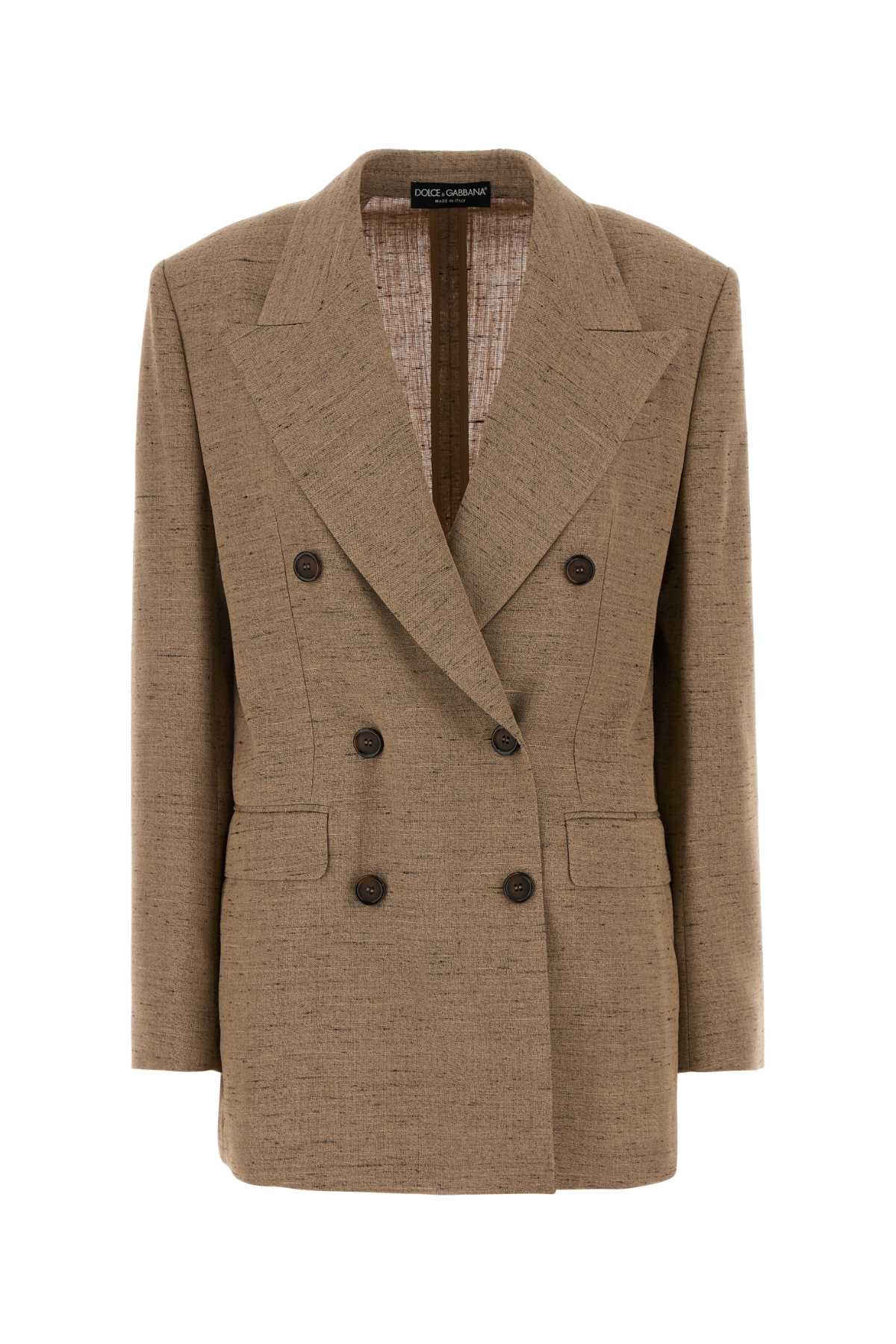 F29yfthumwc S8230 Melangebianchibeig Exterior: Viscose Linen Nylon Giacche E Gilet