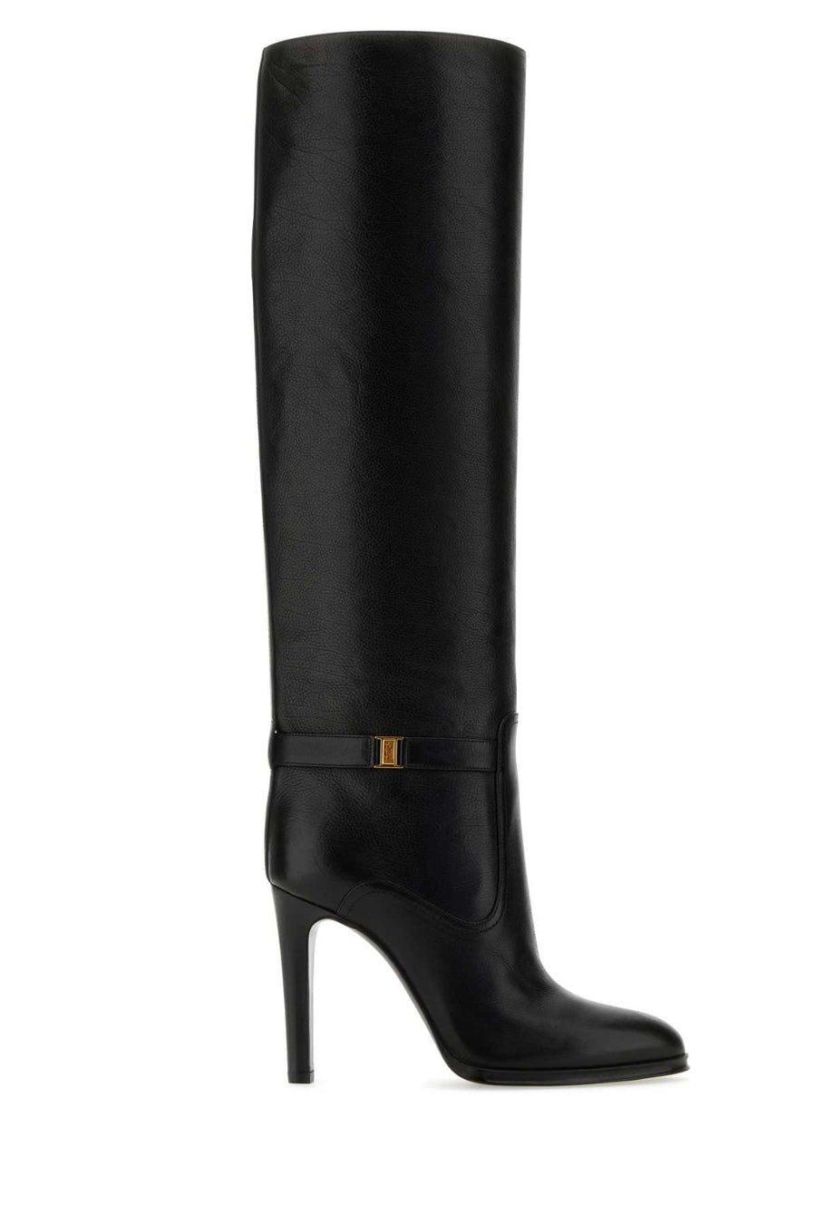 Saint Laurent Boot Exterior: 100% Calf boot in black