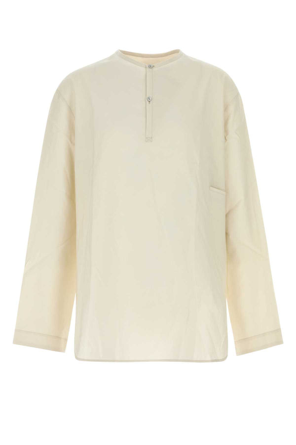 Lemaire 80% Cotton shirt in beige