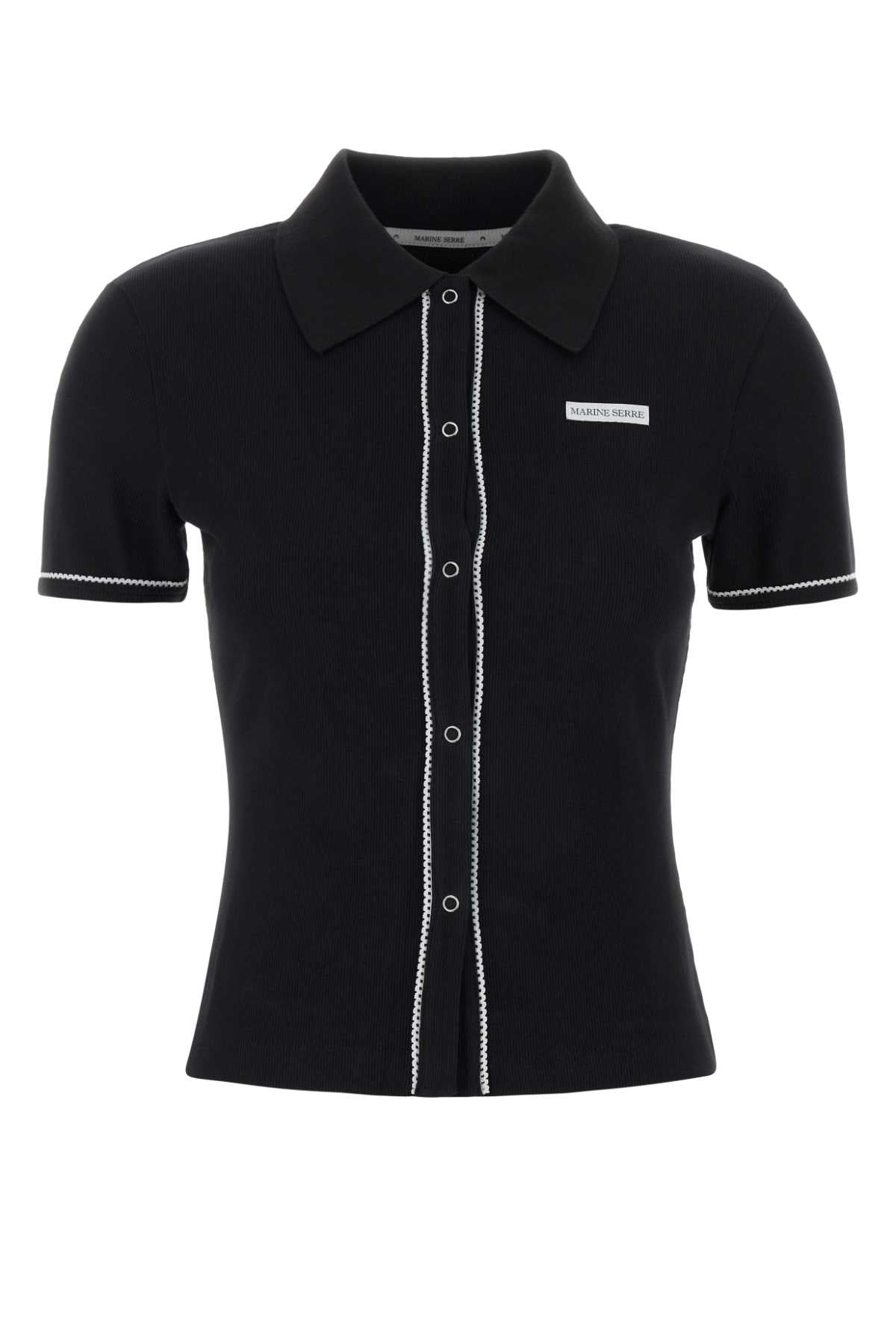 Bk99black Exterior: Cotton Elastane T-shirt