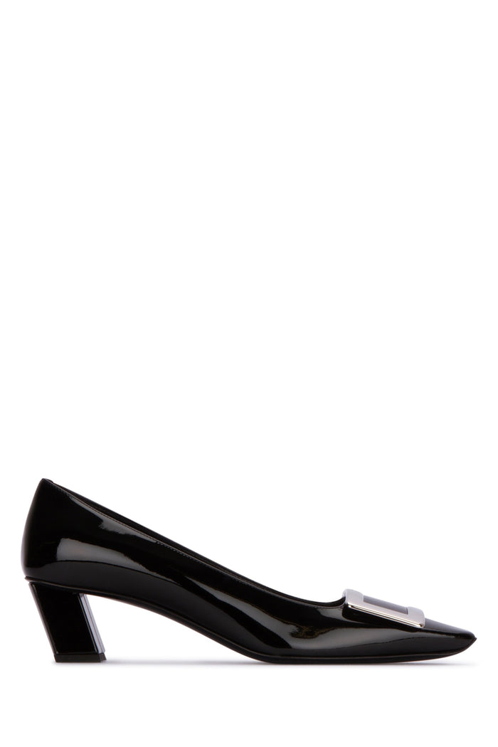 Nero Calfskin Pal Scarpe Con Tacco