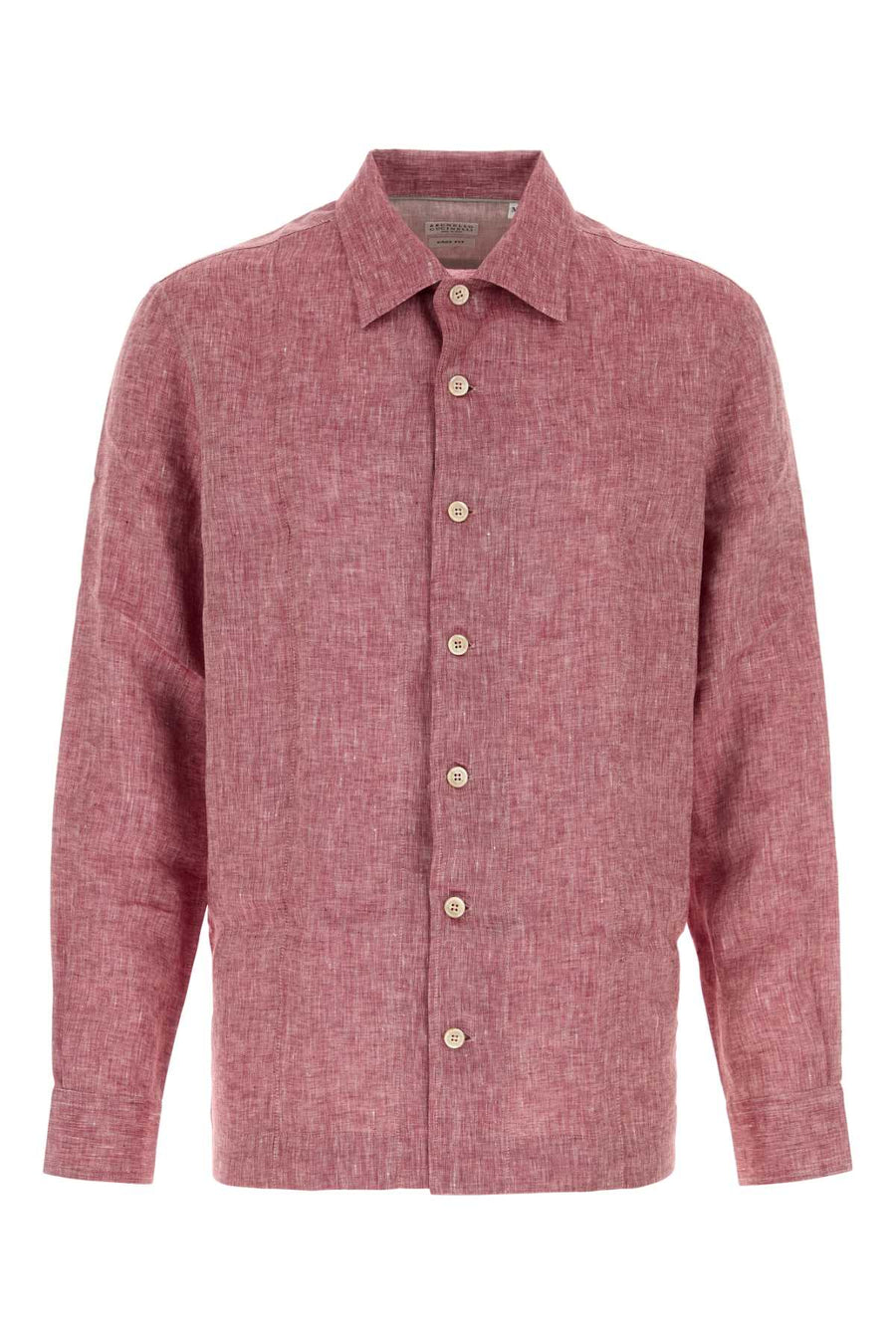 Brunello Cucinelli 100% Linen shirt in purple