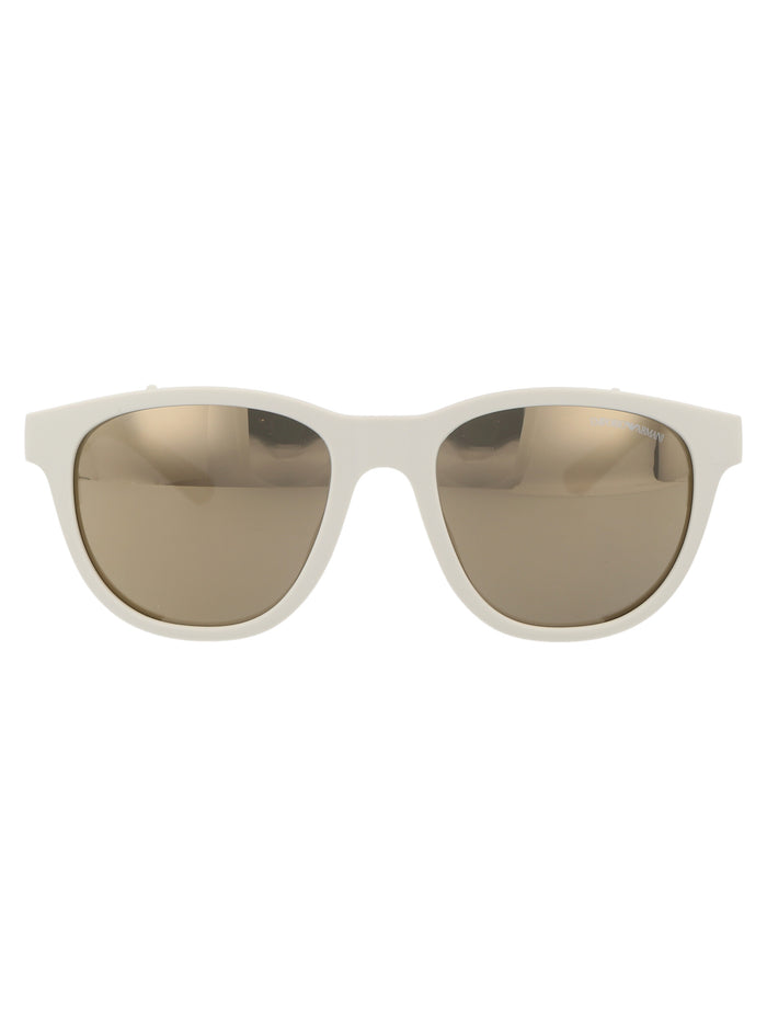 0ea4216u 53445a Matte White Injected Sunglasses
