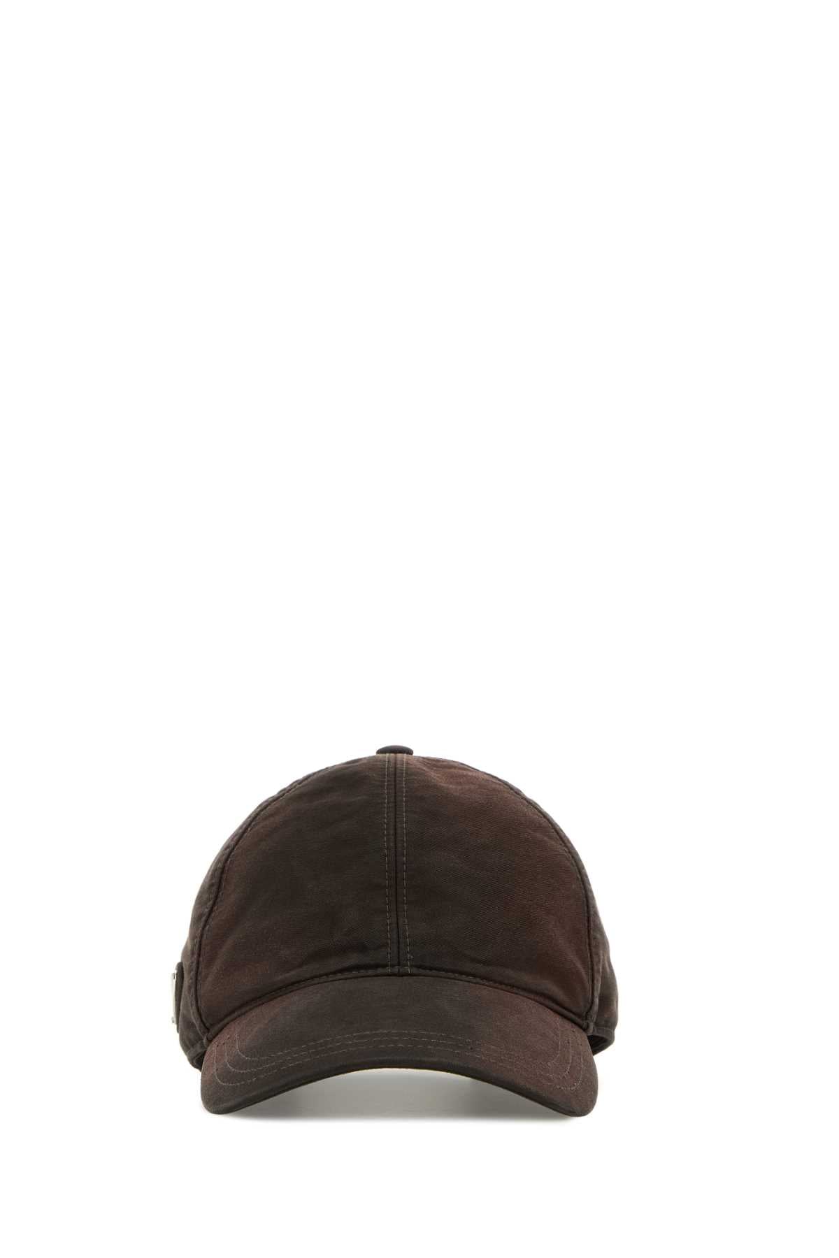 Brown Cotton Baseball Cap Ebano Cappelli