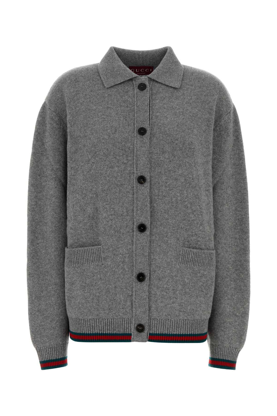 Gucci 70% Wool cardigan in gray