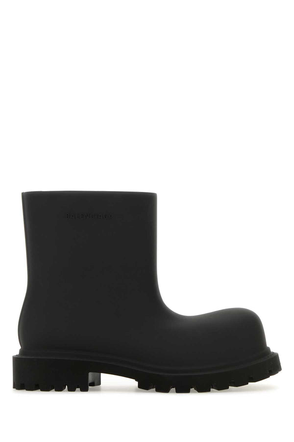 Balenciaga Exterior: 100% EVA; Interior: 100% Rubber; Sole: Rubber boot in black