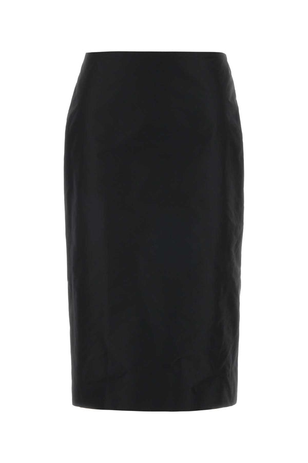 Jil Sander Exterior: 100% Polyester; Lining: 100% Fabric skirt in black