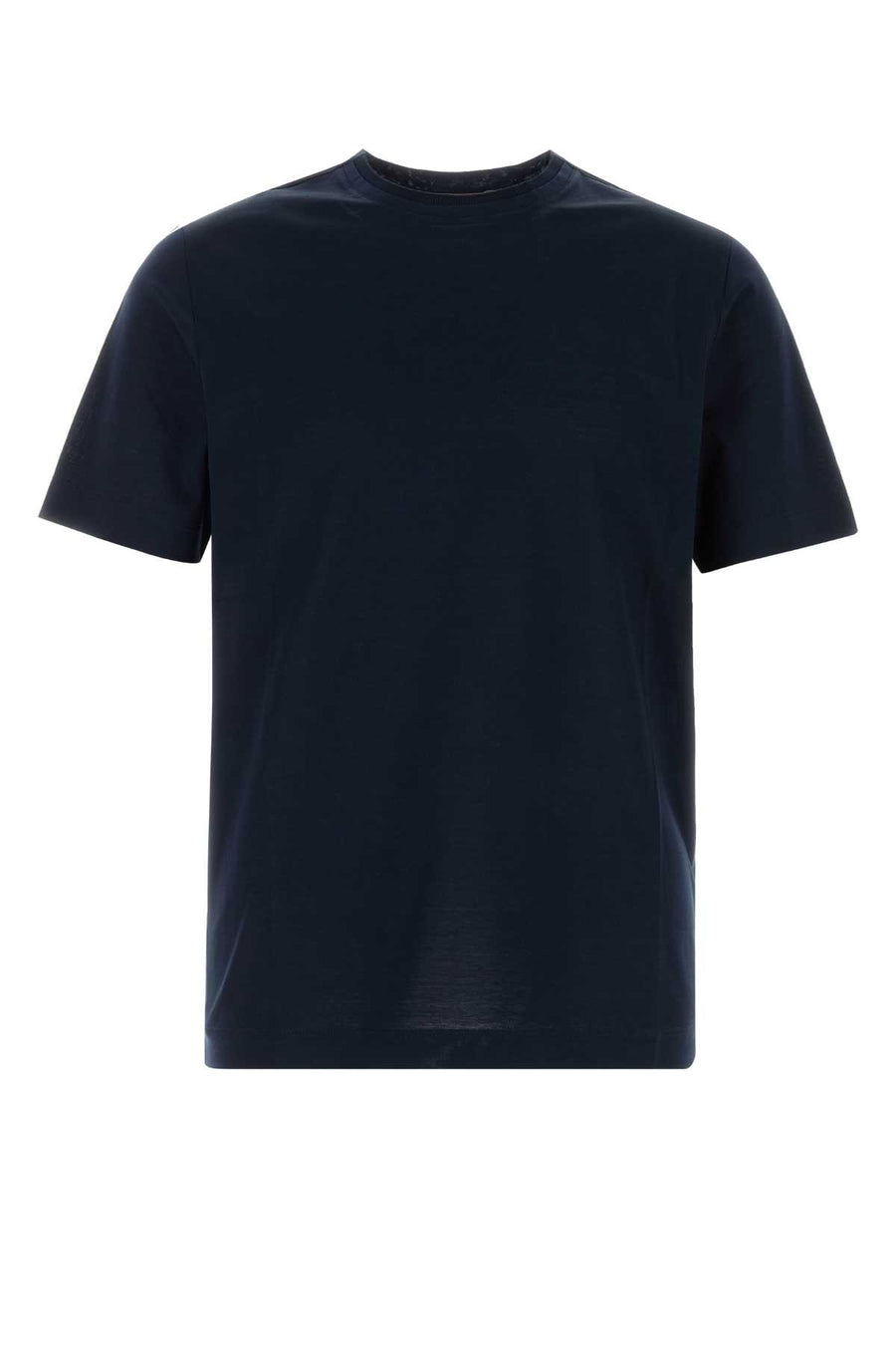 Canali Shirt 100% Cotton t-shirt in navy