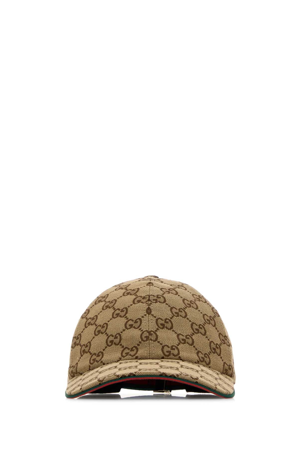 Browndarkgreen Cotton-polyester Cappelli E Fasce Per Capelli
