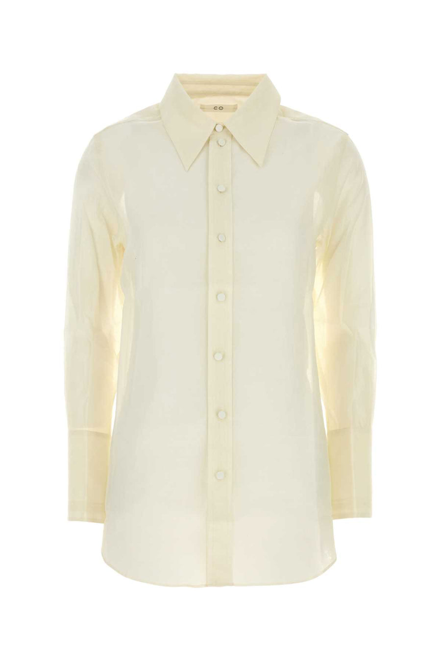 Italist Tapered 75% Cotton shirt in white