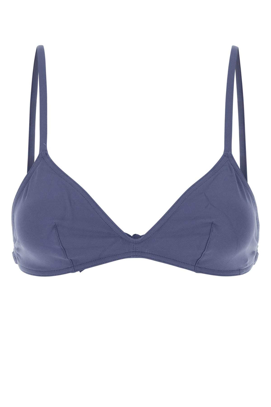 Eres Stretch Nylon bikini top in blue
