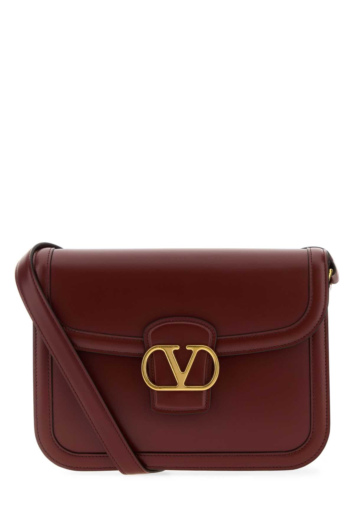 Burgundy Leather 9to5 Shoulder Bag Brickruby Borse A Tracolla
