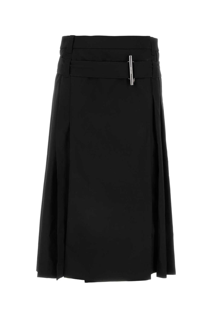 Black Wool Skirt Exterior: Gonne