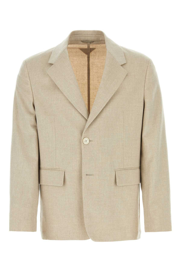 Prada 100% Cashmere blazer in beige