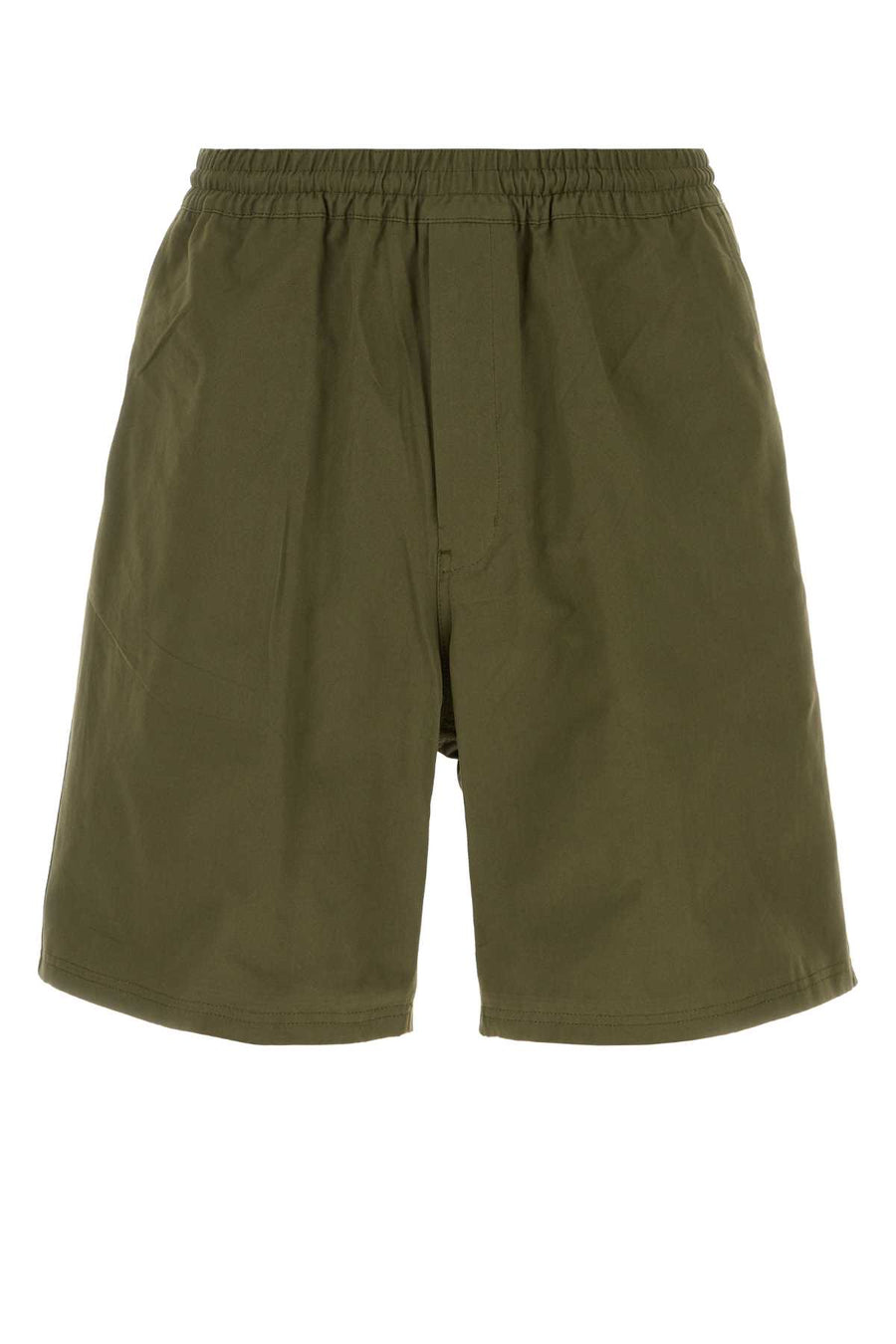 Prada 100% Cotton bermuda shorts in green
