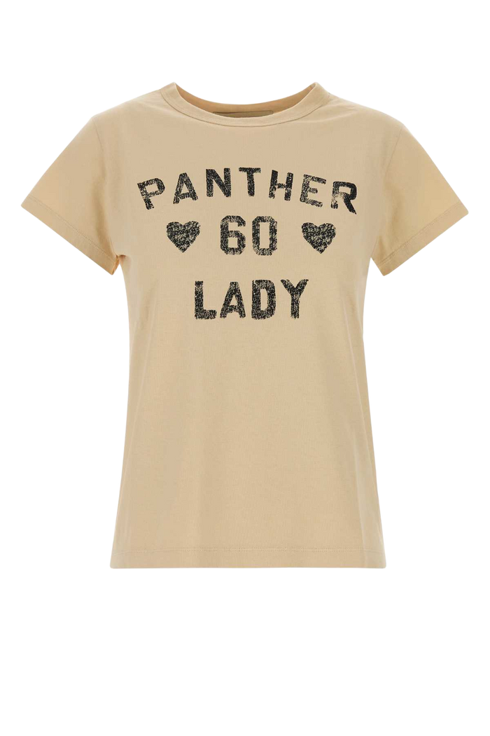 Cream Cotton T-Shirt Betullanero Exterior