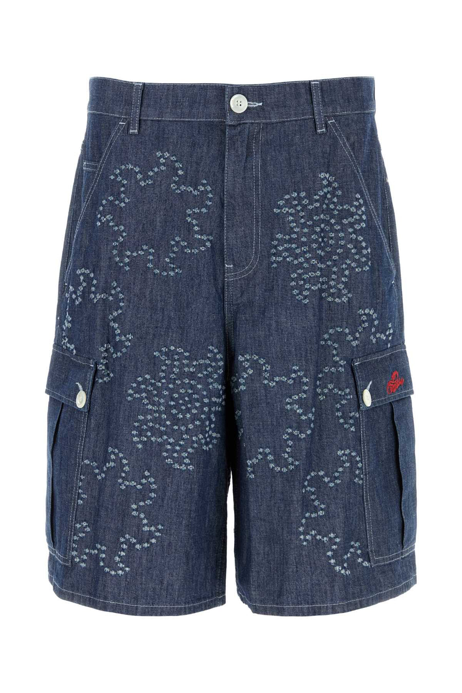 Marni 100% Cotton bermuda shorts in blue
