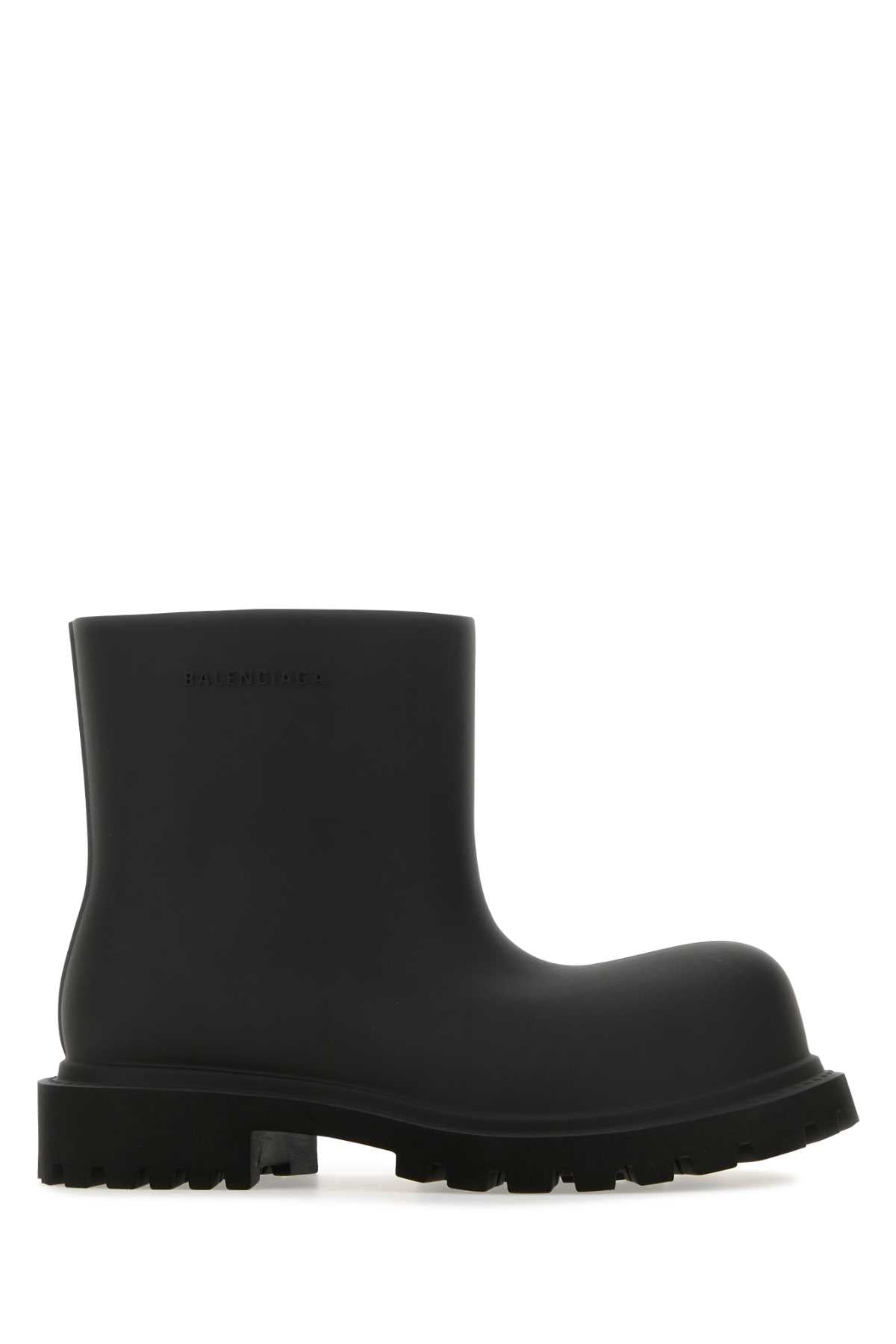 Black Eva Steroid Ankle Boots Stivali