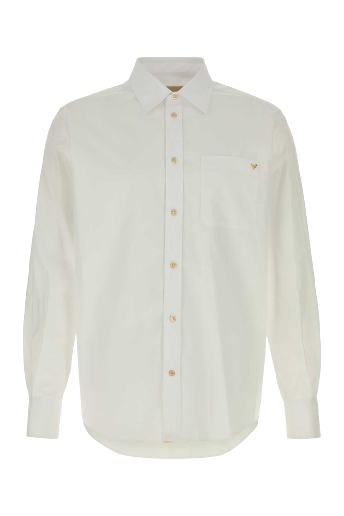 White Oxford Shirt Bianco Cotton Camicie