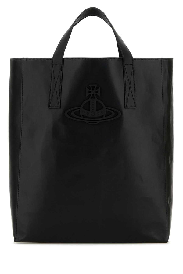 Vivienne Westwood Tote Exterior: 100% Leather tote bag in black