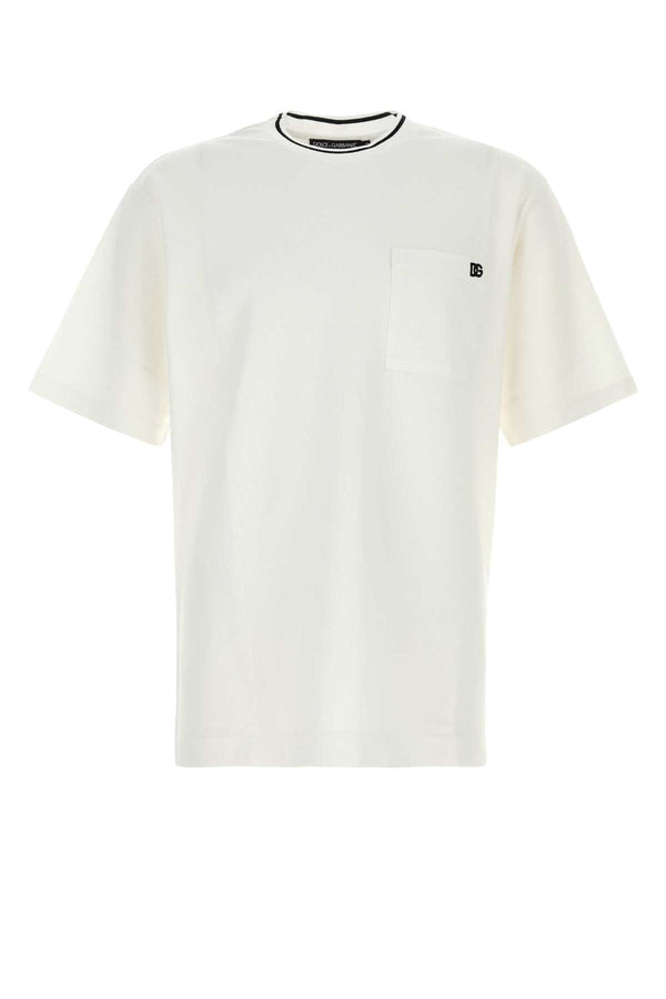 Dolce & Gabbana 100% Cotton t-shirt in white