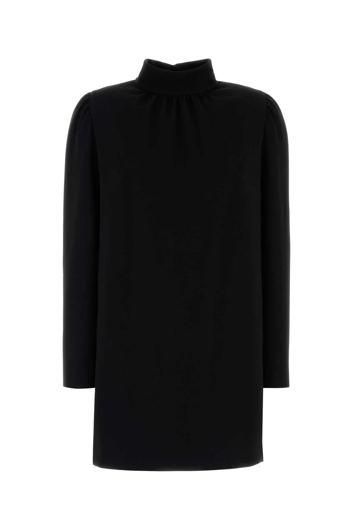 Black Crepe Embassy Dress Nero Exterior: Acetate Polyester Abiti