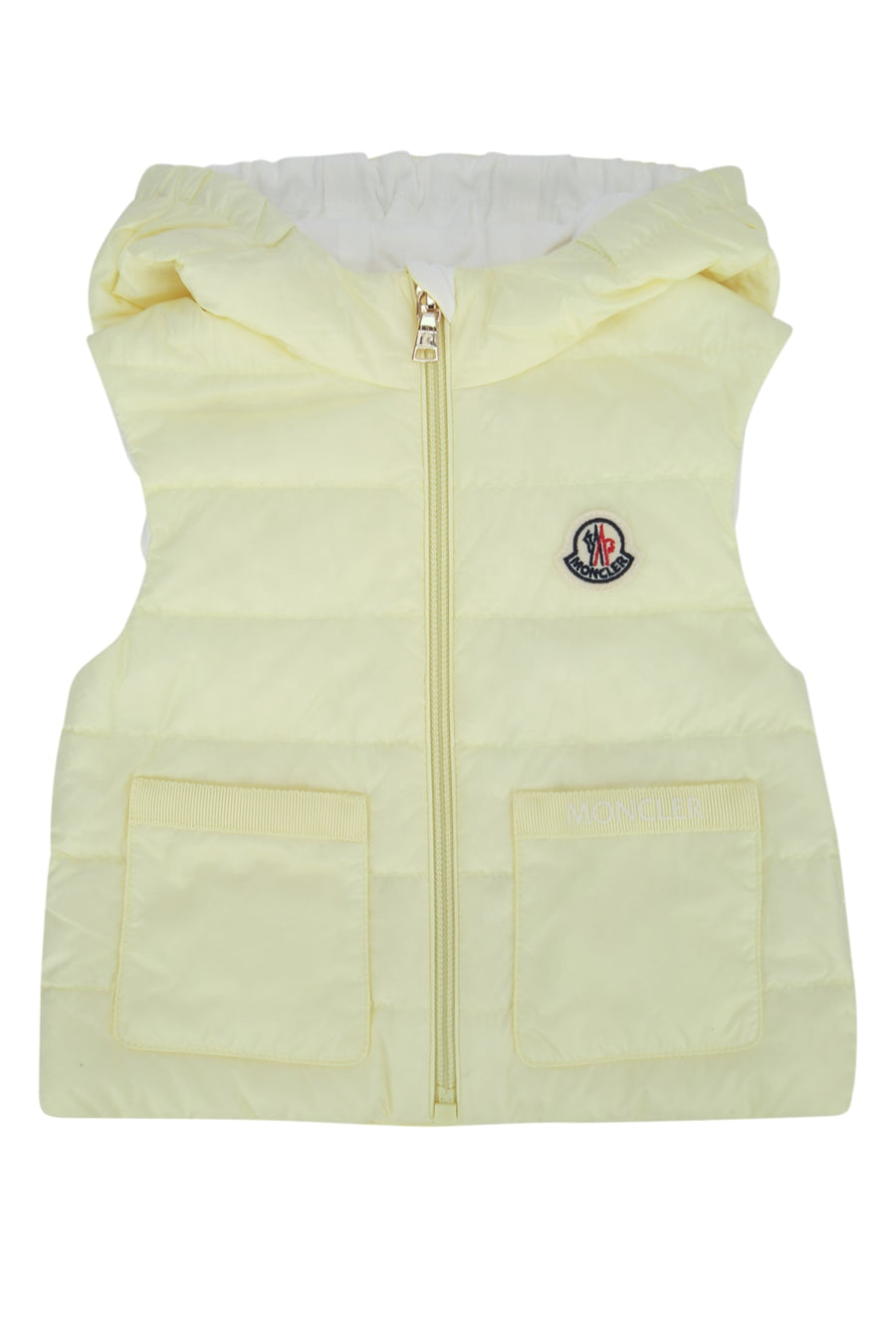 Moncler Jr Vest Outer: 100% Polyamide/Nylon vest in yellow