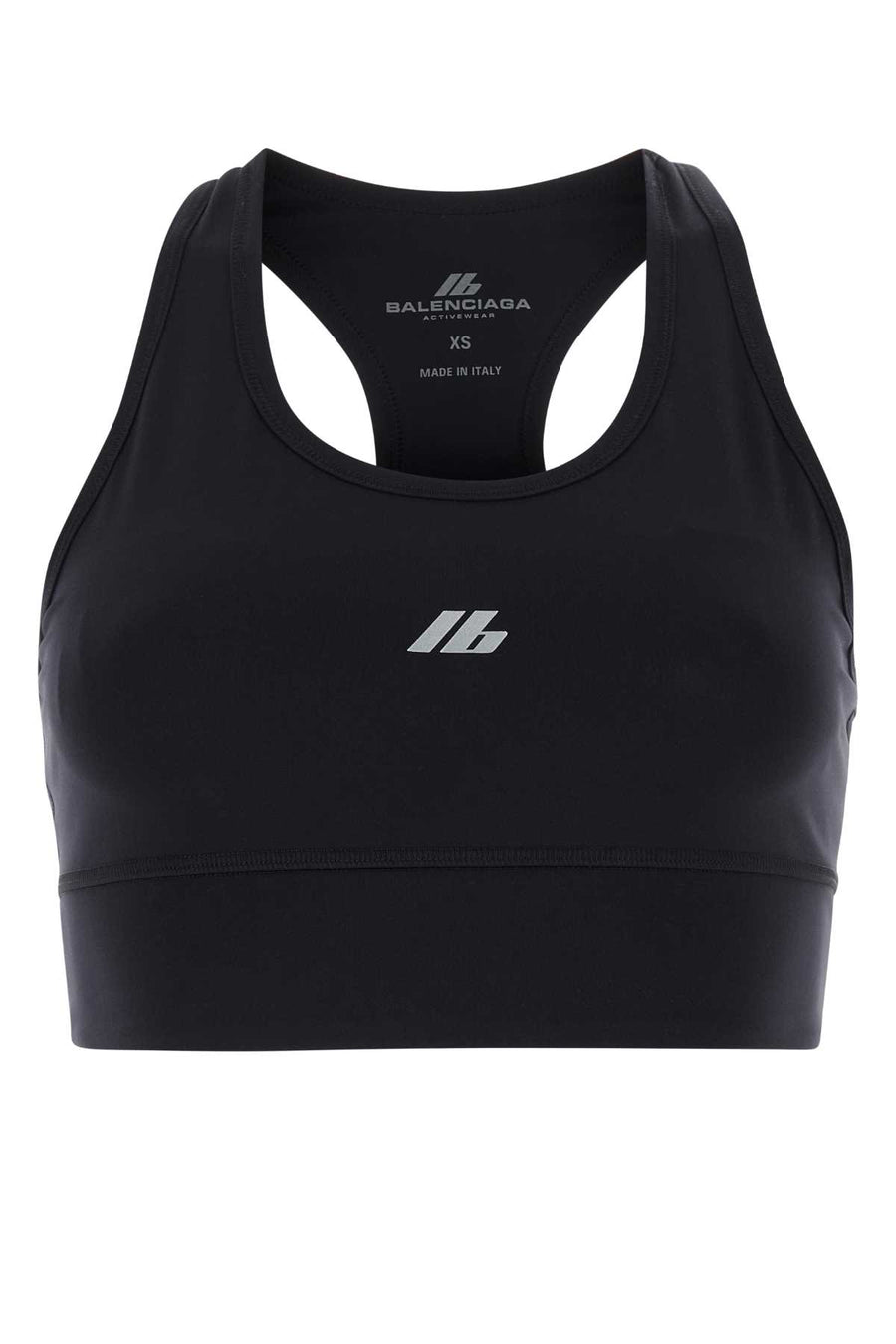 Balenciaga Exterior: 58% Nylon 42% Elastane; Lining: 58% Nylon 42% Elastane sports bra in black