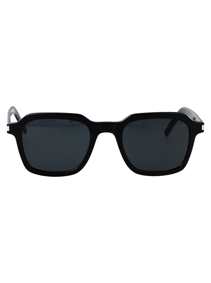 Sl 715 Slim Black-black-black Acetate Sunglasses