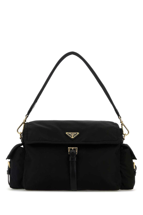 Prada 100% Re-Nylon shoulder bag in black