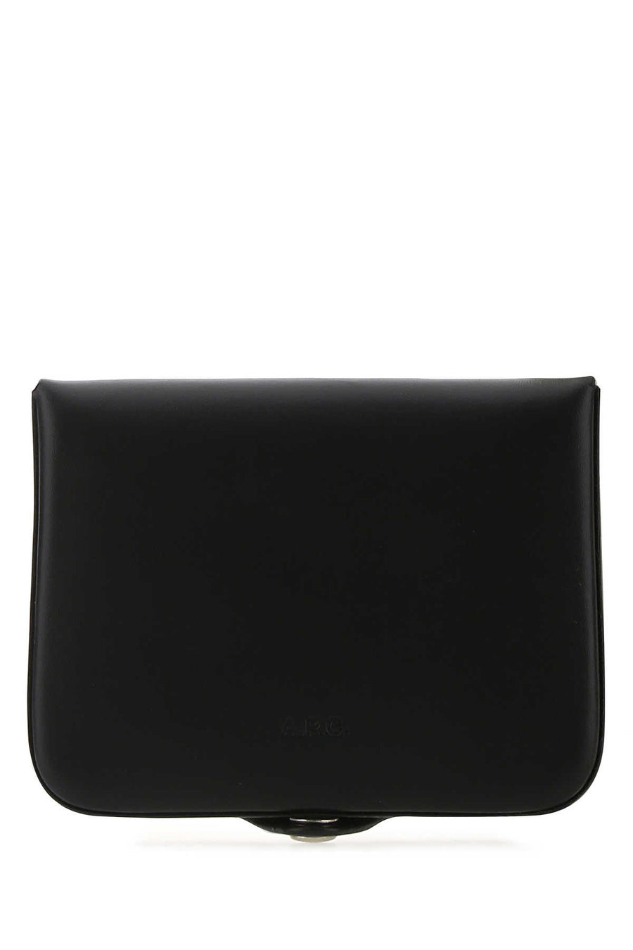 A.P.C. 100% Vache card case in black
