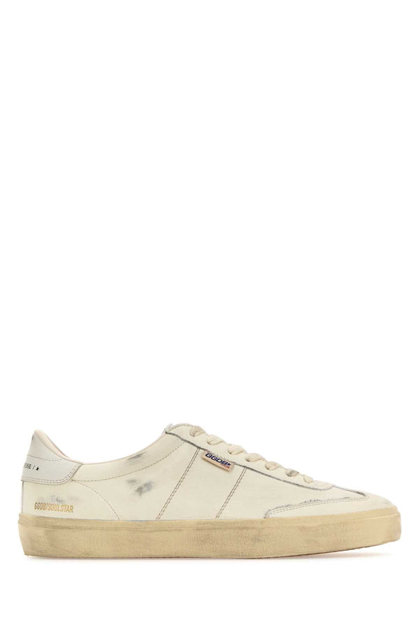 Golden Goose Deluxe Brand Nappa Exterior: 100% Leather sneakers in white